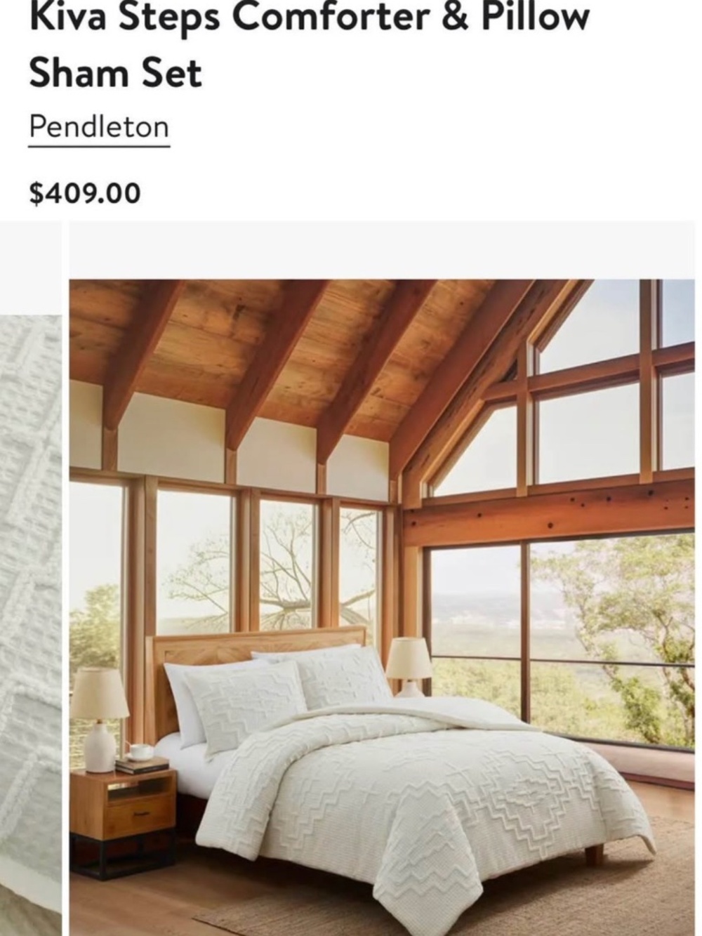 Pendleton Kiva King Comforter and Sham Set